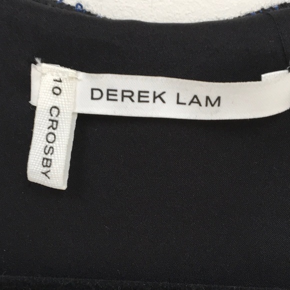 NWOT 10 Crosby Derek Lam Blue A-Line Bouclé Dress Sz 2 - Picture 3 of 3